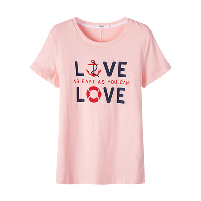 Semir T-shirt short-sleeved T-shirt female round neck shirt embroidery printing students 12216000011 light gray l
Semir T-shirt short-sleeved T-shirt female round neck shirt embroidery printing students 12216000011 light gray l