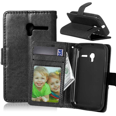 Black Style Classic Flip Cover with Stand Function and Credit Card Slot for Alcatel Pixi 3 3.5
Black Style Classic Flip Cover with Stand Function and Credit Card Slot for Alcatel Pixi 3 3.5