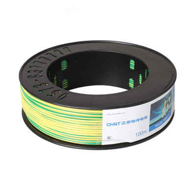 Zhengtai CHNT wire&cable 4 square two-color 100-meter single-strand copper lighting power cord
Zhengtai CHNT wire&cable 4 square two-color 100-meter single-strand copper lighting power cord