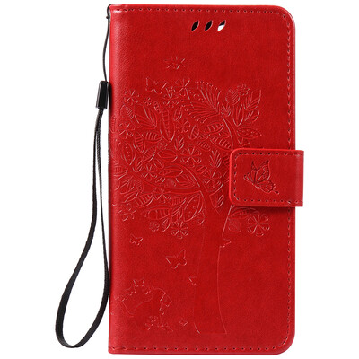 Red Tree Design PU Leather Flip Cover Wallet Card Holder Case for WIKO PULP
Red Tree Design PU Leather Flip Cover Wallet Card Holder Case for WIKO PULP