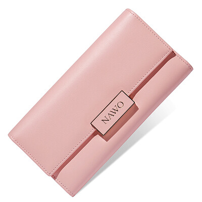 NAWO) ladies wallet simple temperament cowhide solid color long wallet female handbag fashion cross section holding bag N353191 pink
NAWO) ladies wallet simple temperament cowhide solid color long wallet female handbag fashion cross section holding bag N353191 pink