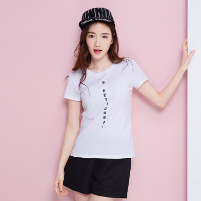 Semir T-shirt short-sleeved T-shirt female summer simple round neck letters printed comfortable straight 12216000352 bleached L
Semir T-shirt short-sleeved T-shirt female summer simple round neck letters printed comfortable straight 12216000352 bleached L