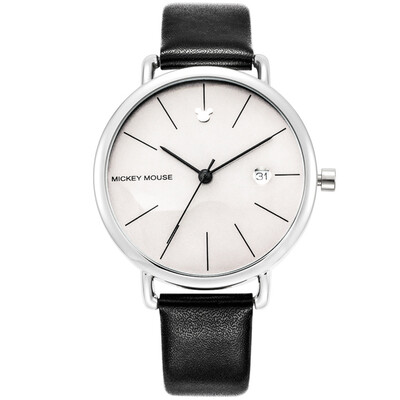 Disney children's watch Korean simple fashion black trumpet ultra-thin quartz watch men and women waterproof couple table student leather date electronic watch 13002B2
Disney children's watch Korean simple fashion black trumpet ultra-thin quartz watch men and women waterproof couple table student leather date electronic watch 13002B2
