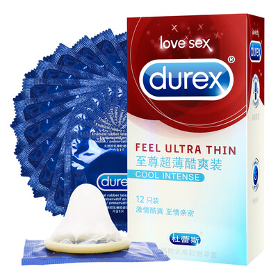 Durex мужские тонкие презервативы 12 шт.