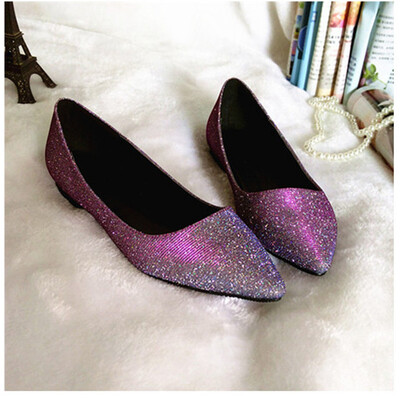 Jiabaisi Women Flats Pointed Toe nails patent Flats Slip On low heel shoes Large Size Wedding Party Casual Basic Shoes
Jiabaisi Women Flats Pointed Toe nails patent Flats Slip On low heel shoes Large Size Wedding Party Casual Basic Shoes