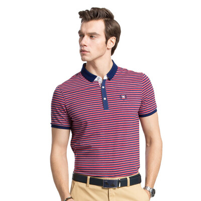 Camel (CAMEL) men's summer business casual stripes embroidered standard Polo short-sleeved T-shirt X7B201220 dark red
Camel (CAMEL) men's summer business casual stripes embroidered standard Polo short-sleeved T-shirt X7B201220 dark red