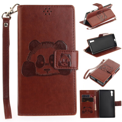 Brown Panda Style Embossing Classic Flip Cover with Stand Function and Credit Card Slot for Sony Xperia XZ
Brown Panda Style Embossing Classic Flip Cover with Stand Function and Credit Card Slot for Sony Xperia XZ