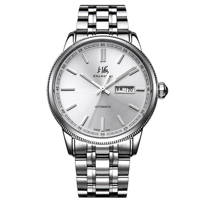Shanghai (SHANGHAI) watch fashion trend series single calendar through the end of automatic mechanical male watch SH3019G-1
Shanghai (SHANGHAI) watch fashion trend series single calendar through the end of automatic mechanical male watch SH3019G-1