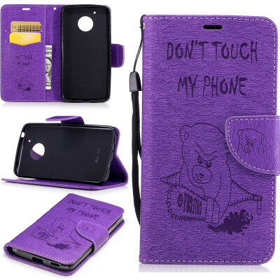 Purple Bear Style Embossing Classic Flip Cover with Stand Function and Credit Card Slot for Motorola Moto G5
Purple Bear Style Embossing Classic Flip Cover with Stand Function and Credit Card Slot for Motorola Moto G5