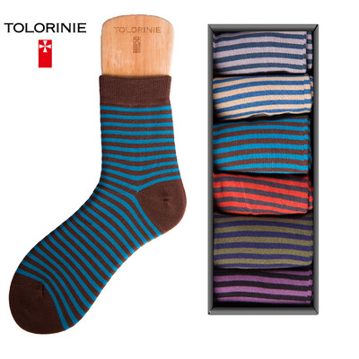 TOLORINIE Casual cotton socks combed cotton horizontal stripes fashion socks cotton socks 6 double K7139M0011
TOLORINIE Casual cotton socks combed cotton horizontal stripes fashion socks cotton socks 6 double K7139M0011