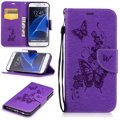 Purple Butterfly Style Embossing Classic Flip Cover with Stand Function and Credit Card Slot for Samsung Galaxy S7 edge
Purple Butterfly Style Embossing Classic Flip Cover with Stand Function and Credit Card Slot for Samsung Galaxy S7 edge