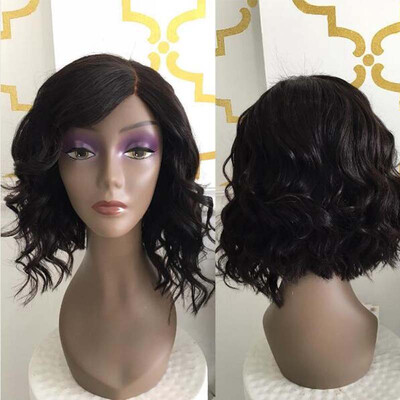 Short glueless full lace human hair wavy wigs brazilian hair wavy lace front bob wig for black women
Short glueless full lace human hair wavy wigs brazilian hair wavy lace front bob wig for black women