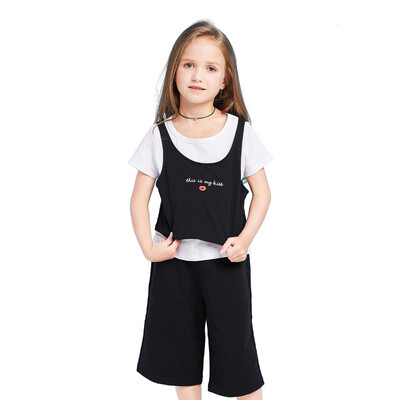 Balabala BALABALA female middle boy short sleeve suit summer middle child three sets of sleeved casual women 28192170154 black 140
Balabala BALABALA female middle boy short sleeve suit summer middle child three sets of sleeved casual women 28192170154 black 140