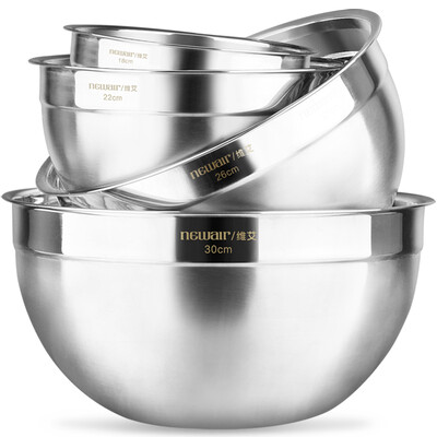 Weiyi stainless steel basin four sets of dish flavor dishes&multi-purpose surface salad bowl WA-BXGPT
Weiyi stainless steel basin four sets of dish flavor dishes&multi-purpose surface salad bowl WA-BXGPT