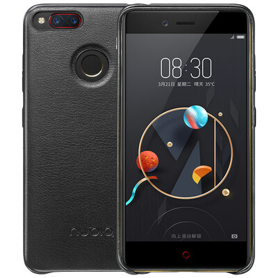 Nubia Nubia full fit leather cover for Z17mini NX569H mobile phone black