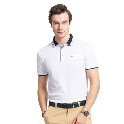 Camel (CAMEL) men's fashion solid color lapel business casual cotton short-sleeved T-shirt X7B265167 dark red
Camel (CAMEL) men's fashion solid color lapel business casual cotton short-sleeved T-shirt X7B265167 dark red