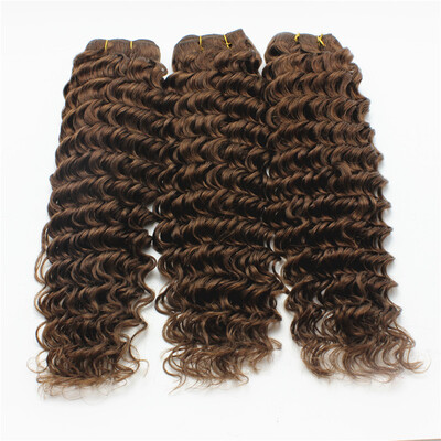 #4 Chocolate Brown Weave Bundles 3pcs/Lot Deep Wave Brazilian Human Virgin Hair 7A Grade Remy Hair Brown Weft Extension
#4 Chocolate Brown Weave Bundles 3pcs/Lot Deep Wave Brazilian Human Virgin Hair 7A Grade Remy Hair Brown Weft Extension