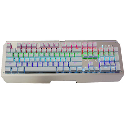 Trolley (AULA) Soul Hunter mechanical keyboard full key no red 104 key game keyboard laser axis (black shaft feel) silver white version
Trolley (AULA) Soul Hunter mechanical keyboard full key no red 104 key game keyboard laser axis (black shaft feel) silver white version