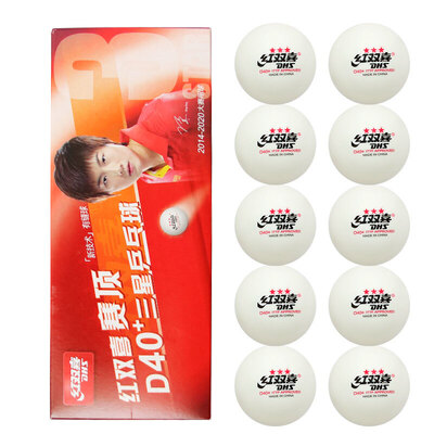 Double Happiness (DHS) Match White Samsung 40mm + Table Tennis CD40A0 (ten with a stitch
Double Happiness (DHS) Match White Samsung 40mm + Table Tennis CD40A0 (ten with a stitch