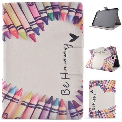 Colorful Crayon Style Classic Flip Cover with Stand Function and Credit Card Slot for Samsung Galaxy Tab A 9.7 T550
Colorful Crayon Style Classic Flip Cover with Stand Function and Credit Card Slot for Samsung Galaxy Tab A 9.7 T550