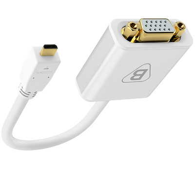 BIAZE Micro HDMI to VGA Converter Adapter Micro HDMI to VGA conversion cable with audio power supply interface HD adapter aluminum alloy version ZH7-aluminum
BIAZE Micro HDMI to VGA Converter Adapter Micro HDMI to VGA conversion cable with audio power supply interface HD adapter aluminum alloy version ZH7-aluminum