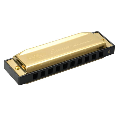 MyMei Gold Metal 10 Holes Harmonica Key Of G Major Diatonic Mouth Harp Carrying Case
MyMei Gold Metal 10 Holes Harmonica Key Of G Major Diatonic Mouth Harp Carrying Case