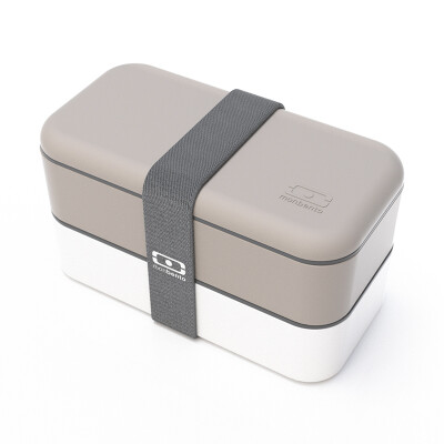 Monbento original double - layered microwave oven lunch box Japanese lunch box light gray 1200 02 110
Monbento original double - layered microwave oven lunch box Japanese lunch box light gray 1200 02 110