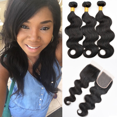 Brazilian Body Wave with Closure 3 Bundles 8A Unprocessed Virgin Brazilian Hair with Lace Closure Tissage Bresilienne Avec Closure
Brazilian Body Wave with Closure 3 Bundles 8A Unprocessed Virgin Brazilian Hair with Lace Closure Tissage Bresilienne Avec Closure