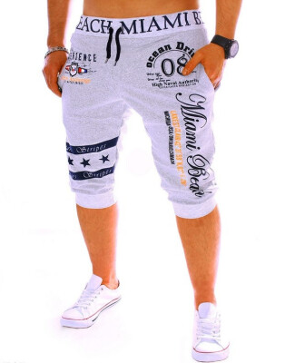 New men's pants casual drawstring elastic waist fashion printing letter loose sports
New men's pants casual drawstring elastic waist fashion printing letter loose sports