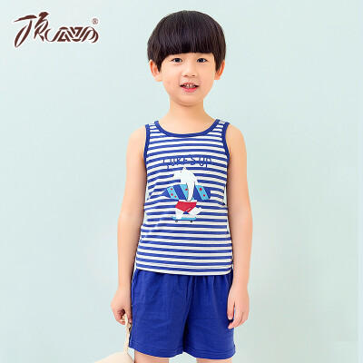 top melon melon (dingguagua) children pajamas boys summer sleeveless cotton vest striped shorts home service suit 86040 navy blue 100
top melon melon (dingguagua) children pajamas boys summer sleeveless cotton vest striped shorts home service suit 86040 navy blue 100