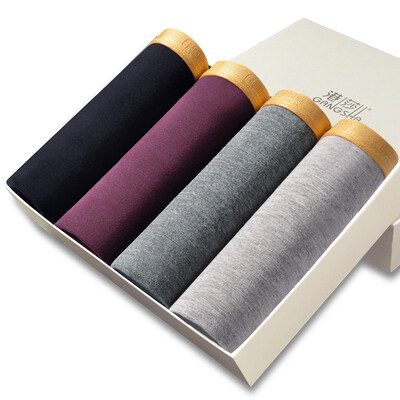 GANGSHA Mens underwear solid shorts pants pants bamboo pulp fiber in the waist box pants 4 pack
GANGSHA Mens underwear solid shorts pants pants bamboo pulp fiber in the waist box pants 4 pack
