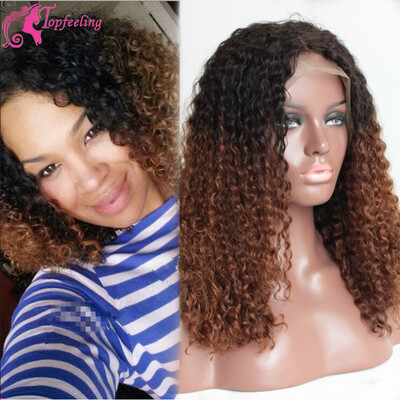7A Ombre Brazilian Virgin Hair Kinky Curly Wig Short Human Hair Wigs Glueless Lace Front Wigs For Black Women
7A Ombre Brazilian Virgin Hair Kinky Curly Wig Short Human Hair Wigs Glueless Lace Front Wigs For Black Women