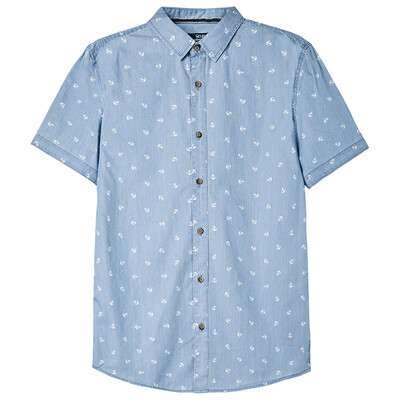 Semir summer body men' cotton straight cowboy casual handsome shirt 11216041012 cowboy light blue
Semir summer body men' cotton straight cowboy casual handsome shirt 11216041012 cowboy light blue