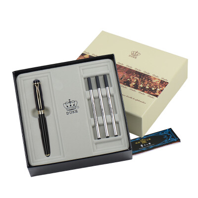 Duke DUKE Knox gold folder mysterious black pearl pen signature pen Gel Ink pen Pearl pen gift set
Duke DUKE Knox gold folder mysterious black pearl pen signature pen Gel Ink pen Pearl pen gift set