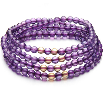 Shi Yue jewelry crystal bracelet female female purple crystal bracelet female multi-circle amethyst bracelet hand string 3-4mm with jewelry identification certificate
Shi Yue jewelry crystal bracelet female female purple crystal bracelet female multi-circle amethyst bracelet hand string 3-4mm with jewelry identification certificate