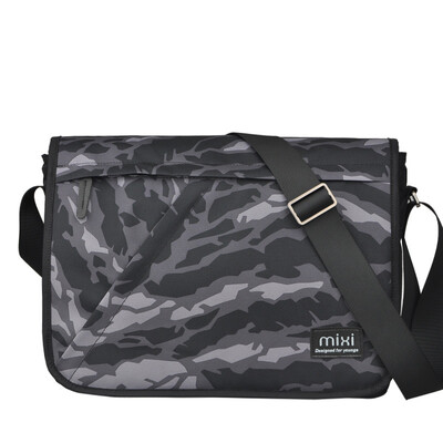 Mi Xi single shoulder bag male sports leisure Messenger bag men fashion multi-functional cover double buckle men's messenger bag bag male wave cloth bag blue 12 inch M5177
Mi Xi single shoulder bag male sports leisure Messenger bag men fashion multi-functional cover double buckle men's messenger bag bag male wave cloth bag blue 12 inch M5177