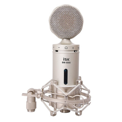 iSK BM-5000 professional condenser microphone low noise high dynamic strong sound pressure network K song microphone
iSK BM-5000 professional condenser microphone low noise high dynamic strong sound pressure network K song microphone
