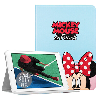 Illustrator Apple new iPad protective cover 2017 new iPad7 protective case cartoon anti-drop stent 9.7 inch leather case Disney illustrator Mickey Meng friends
Illustrator Apple new iPad protective cover 2017 new iPad7 protective case cartoon anti-drop stent 9.7 inch leather case Disney illustrator Mickey Meng friends