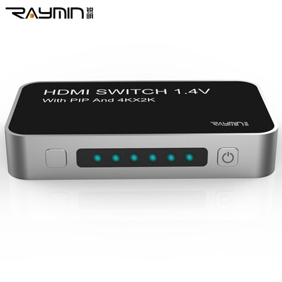 Rui Ming RM9701 HDMI 4 into a high-definition switch support 3D 1080P 4Kx2K resolution
Rui Ming RM9701 HDMI 4 into a high-definition switch support 3D 1080P 4Kx2K resolution