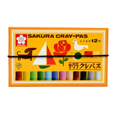 Sakura Sakura LP12R 12-color oil painting suit (thick) Japanese students with art soft crayon [Japanese imports
Sakura Sakura LP12R 12-color oil painting suit (thick) Japanese students with art soft crayon [Japanese imports