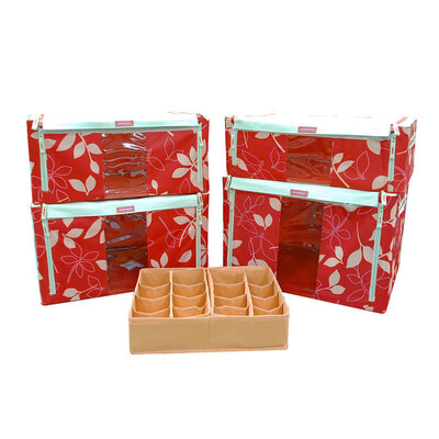 Locks Locks Window-type Leaf Storage Box Organizer Foldable Oxford Cloth Large Clothes Storage Box Five-piece LLB145RLF005 Red
Locks Locks Window-type Leaf Storage Box Organizer Foldable Oxford Cloth Large Clothes Storage Box Five-piece LLB145RLF005 Red
