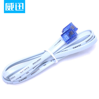 WDC VENTION home improvement telephone line 4-core multi-strand copper products with crystal head ice blue 2 meters VAH-A01-S200
WDC VENTION home improvement telephone line 4-core multi-strand copper products with crystal head ice blue 2 meters VAH-A01-S200