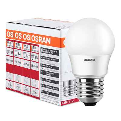 OSRAM OSRAM LED bulb small ball 3W E27 big mouth warm white yellow four only installed
OSRAM OSRAM LED bulb small ball 3W E27 big mouth warm white yellow four only installed