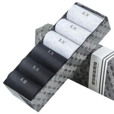 Langsha socks men business leisure cotton sports thin mesh socks 6 pairs of black 3 light gray 3 are the code
Langsha socks men business leisure cotton sports thin mesh socks 6 pairs of black 3 light gray 3 are the code