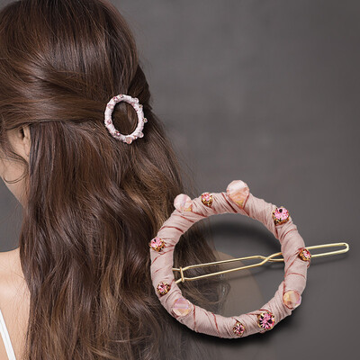 Static style hairpin female fashion simple design hair accessories side clip top clip headdress hair accessories jewelry Valentine's Day gift girlfriend birthday gift pink
Static style hairpin female fashion simple design hair accessories side clip top clip headdress hair accessories jewelry Valentine's Day gift girlfriend birthday gift pink