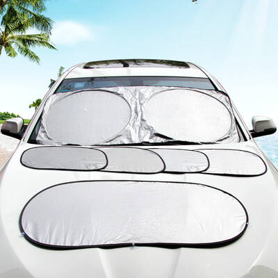 Fun car sunscreen shade block 6 sets of the whole car cooling front block back block rear block insulation high reflective coated silver cloth sun block
Fun car sunscreen shade block 6 sets of the whole car cooling front block back block rear block insulation high reflective coated silver cloth sun block