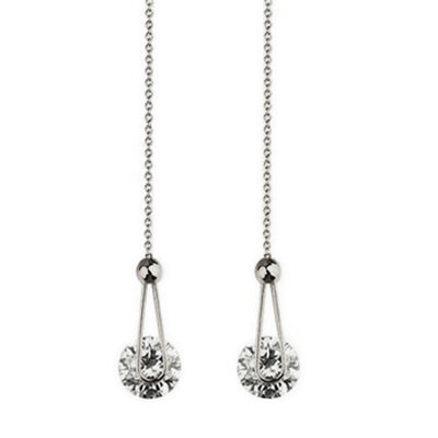 Yoursfs@ Dangle Earrings with Long Chain Austria Crystal Jewelry Gift (18k Rose Gold Plated)
Yoursfs@ Dangle Earrings with Long Chain Austria Crystal Jewelry Gift (18k Rose Gold Plated)