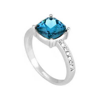 Yoursfs@ 18K White Gold Plated 4 Prong Light Blue Crystal Rings with Square Stone Promise Ring for Women Fashion Jewelry Gift
Yoursfs@ 18K White Gold Plated 4 Prong Light Blue Crystal Rings with Square Stone Promise Ring for Women Fashion Jewelry Gift