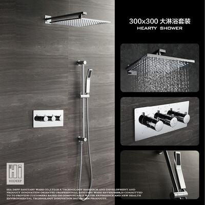 HIDEEP modern design wall mounted shower set shower faucet