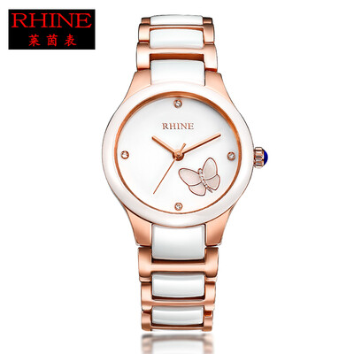 Rheinland (RHINE) watch fashion series ceramic quartz ladies watch waterproof female watch 89053L-74A
Rheinland (RHINE) watch fashion series ceramic quartz ladies watch waterproof female watch 89053L-74A